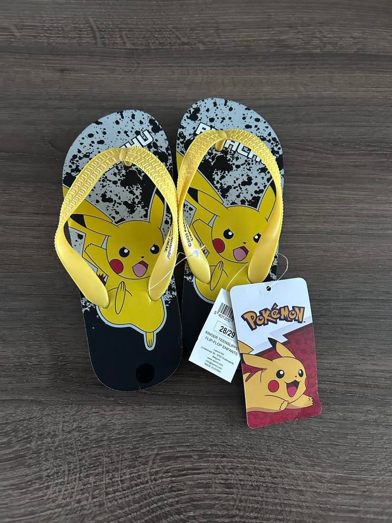 Nieuwe Pokémon Pikachu Teenslippers Maat 28/29, Overige typen, Nieuw, Ophalen of Verzenden, Jongen