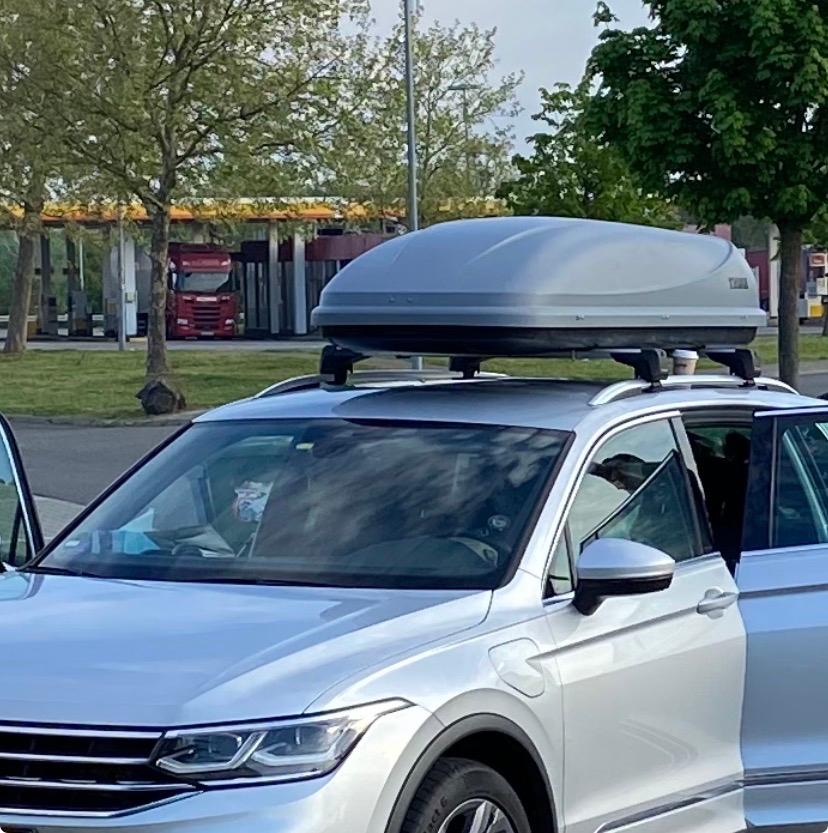 Thule Ocean  200 Grijs Dakkoffer - 410L inhoud, Ophalen, Gebruikt