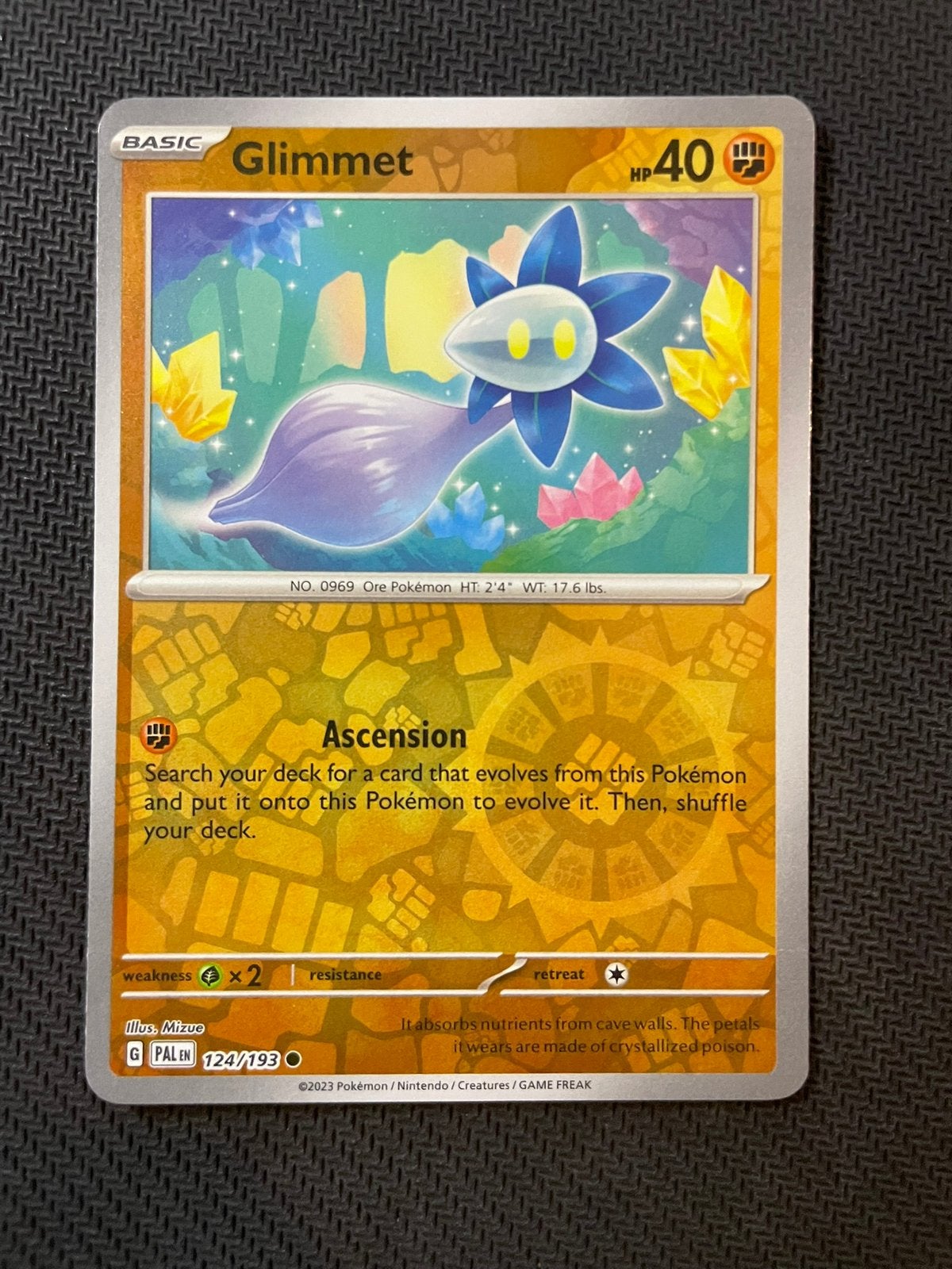 Glimmet 124/193 Reverse Holo Paldea Evolved Packfresh, Ophalen of Verzenden, Zo goed als nieuw