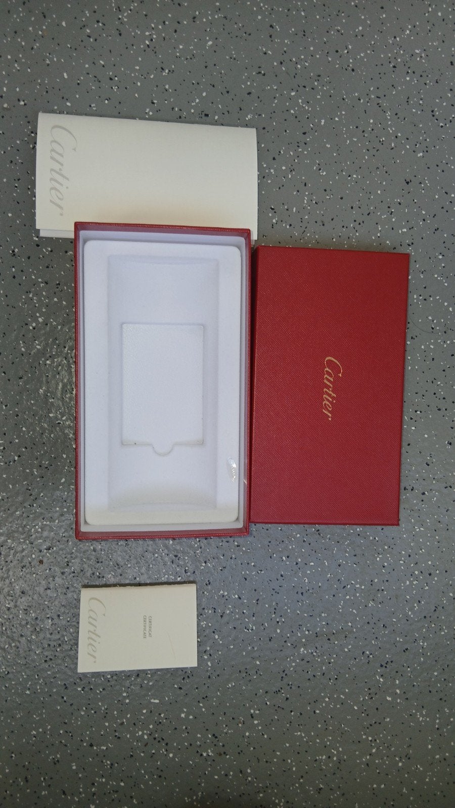 Cartier Geschenkdoos met papieren, Ophalen of Verzenden, Gebruikt