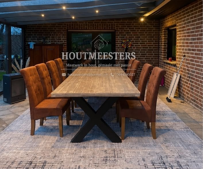 Steigerhouten Loungebanken, Hoekbanken & Tuinsets op Maat, Meer dan 8 zitplaatsen, Steigerhout, Nieuw, Ophalen of Verzenden