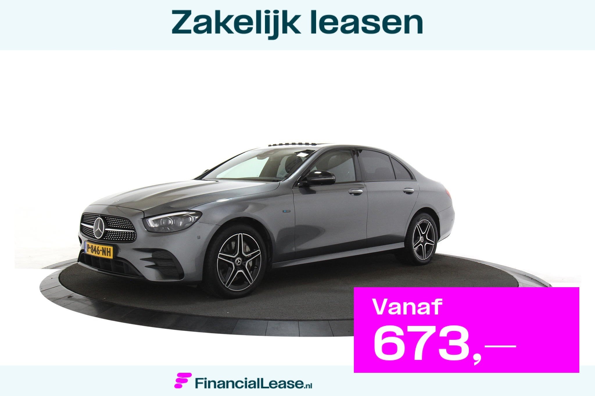 Mercedes-Benz E-Klasse 300e AMG Automaat ACC Pano Sfeerverli, Automaat, Gebruikt, Euro 6, 120 €/maand