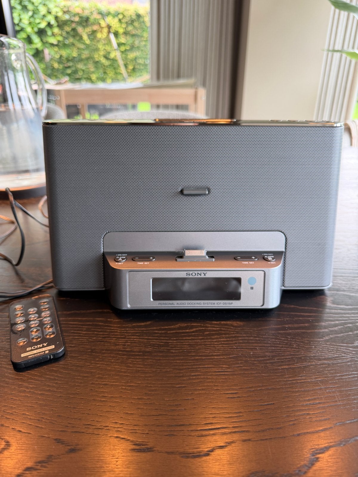 Sony Personal Audio Docking System ICF-DS15iP, Gebruikt, Tuner of Radio, Ophalen of Verzenden, Microset