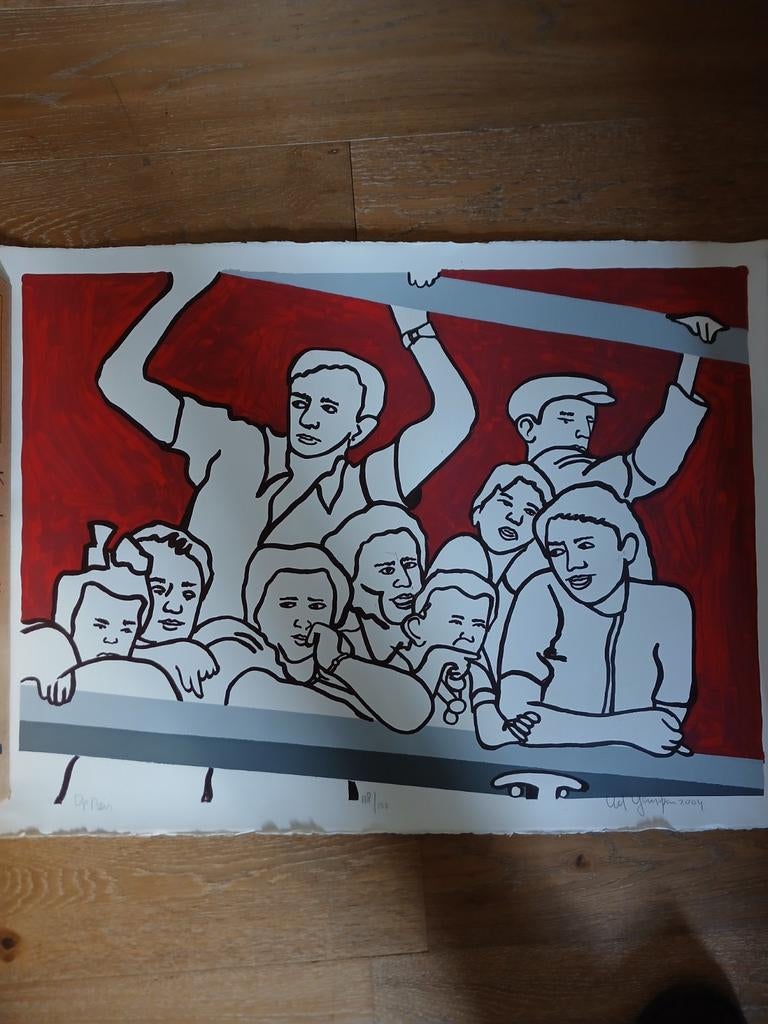 Zeefdruk van Ad Gerritsen, gesigneerd en genummerd, Ophalen of Verzenden