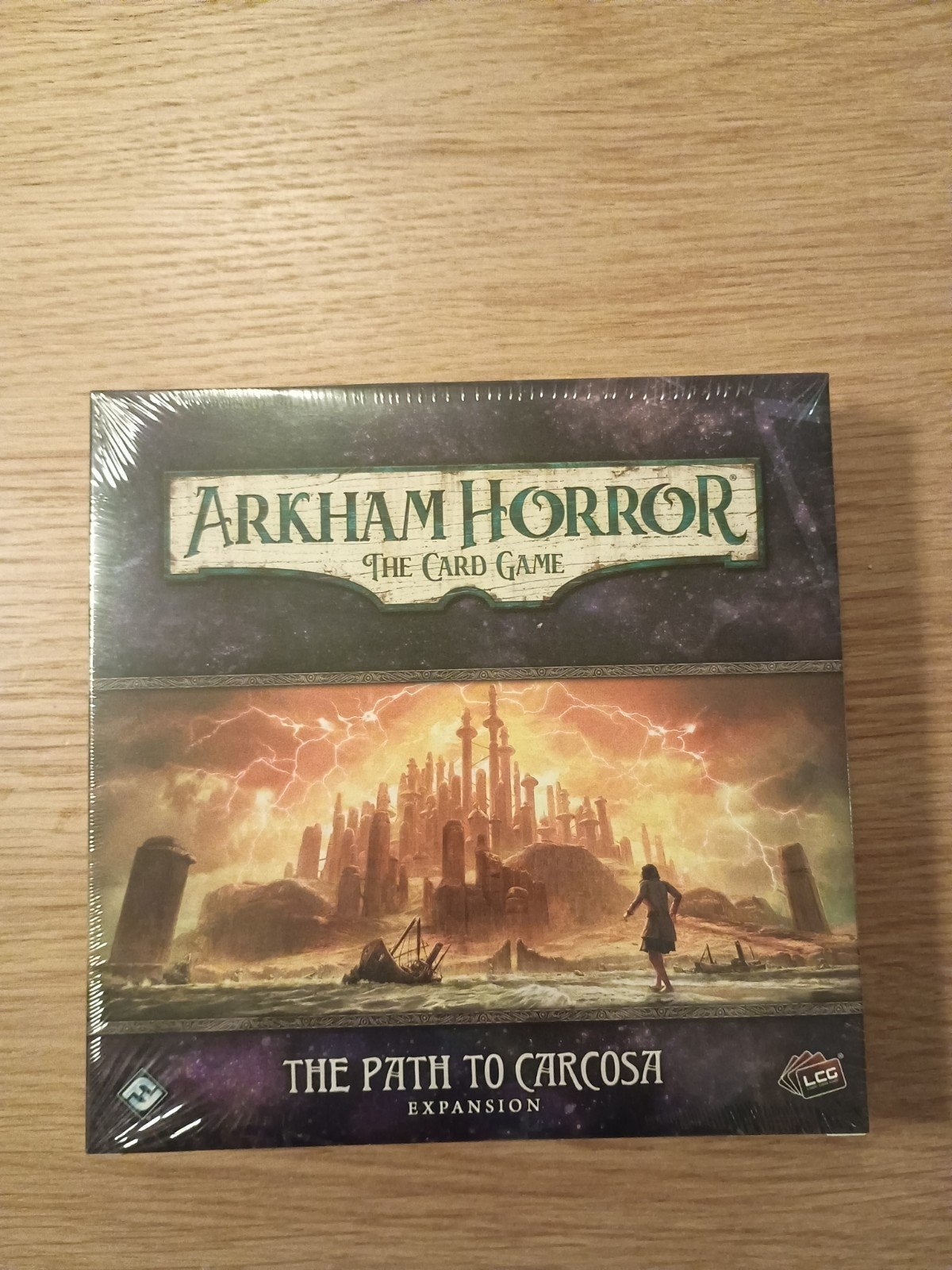 Arkham Horror TCG - The Path to Carcosa deluxe exp, Ophalen of Verzenden, Nieuw