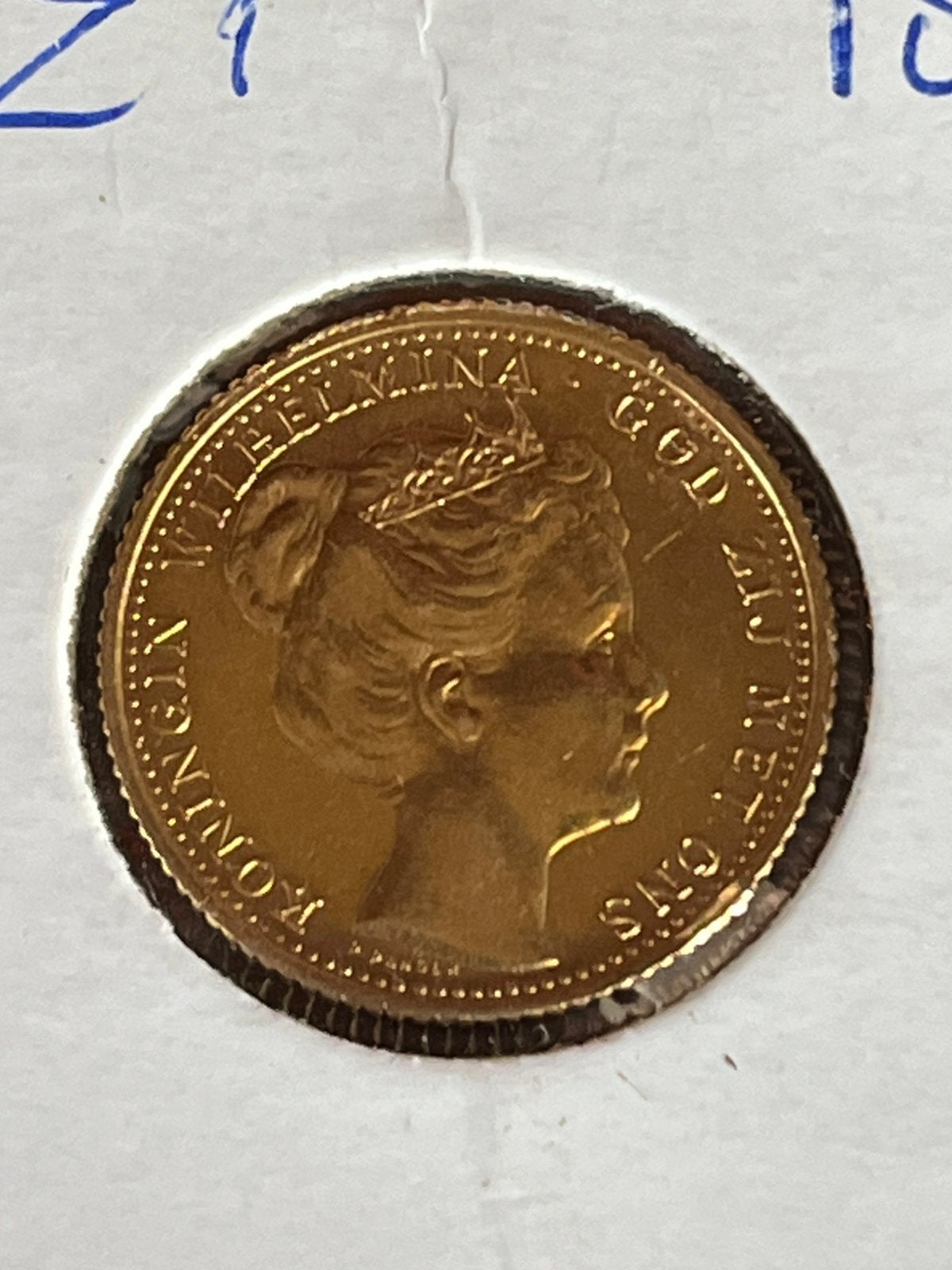 Goud tientje 1898, Ophalen of Verzenden, Koningin Wilhelmina, 10 gulden, Goud