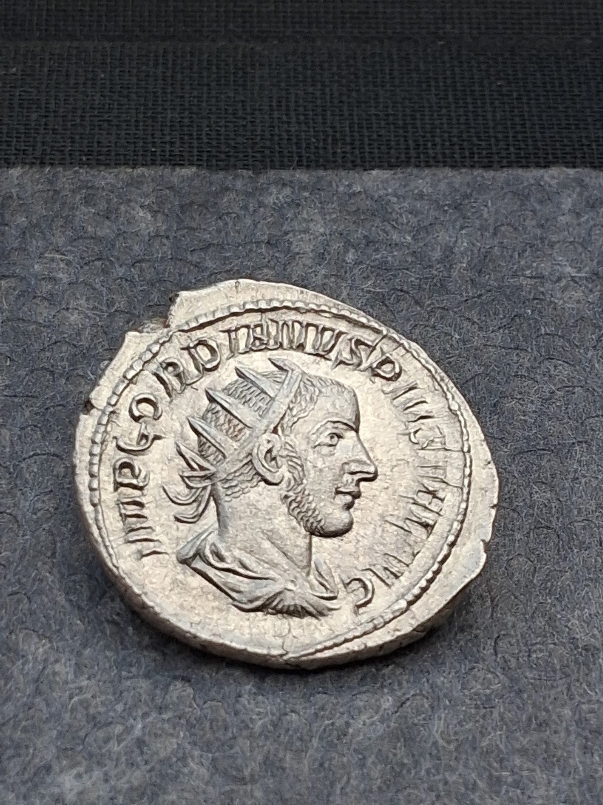 Antoninianus Gordianus III, Ophalen of Verzenden, Losse munt, Zilver