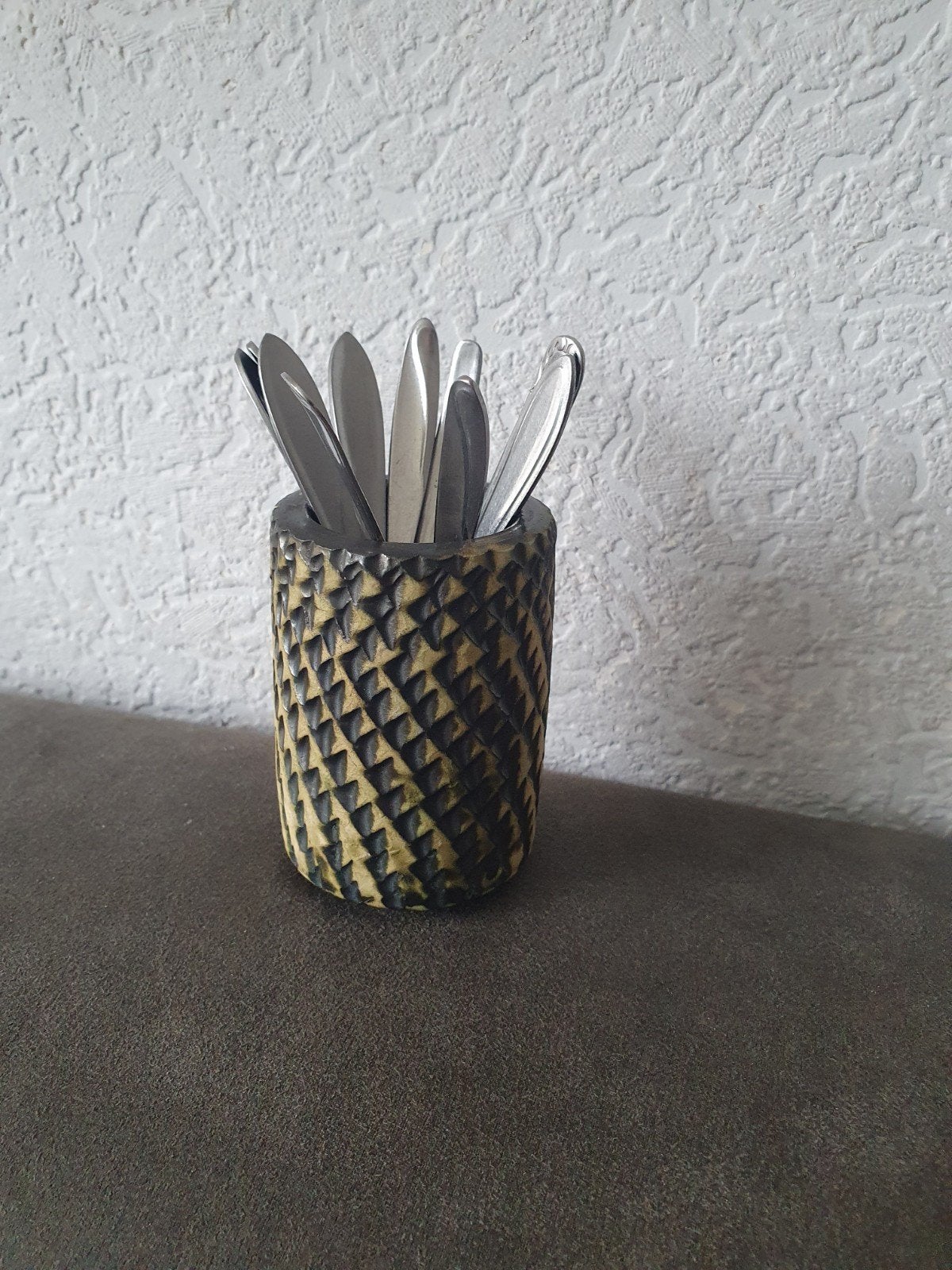 Lepelvaasje met lepeltjes, Gebruikt, Bestekset, Overige typen, Ophalen of Verzenden