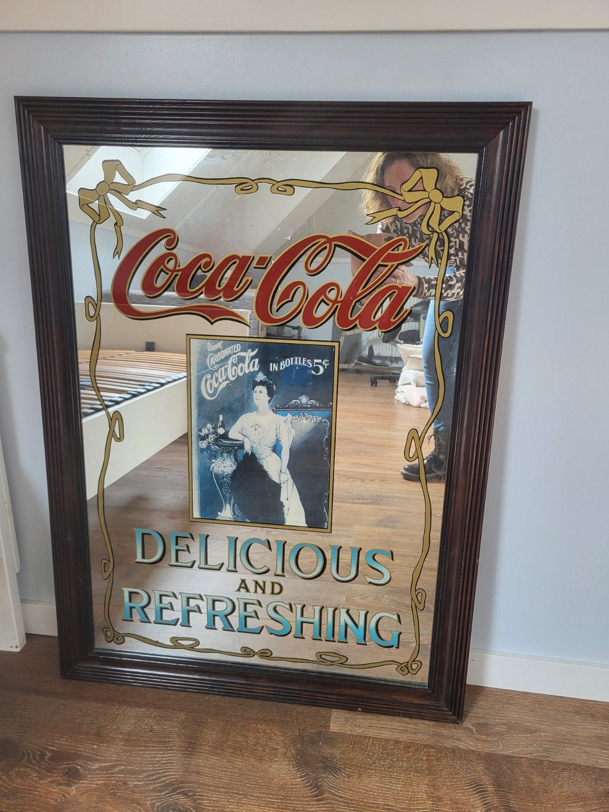 Coca-Cola spiegel - Collector's item, Ophalen of Verzenden