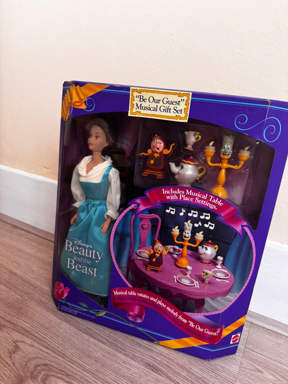 Barbie mattel belle disney gift set 1993, Ophalen of Verzenden, Assepoester of Belle, Zo goed als nieuw, Beeldje of Figuurtje