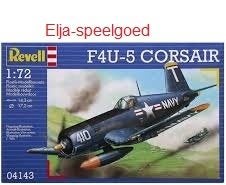 Revell 1:72 F4U-5 Corsair Modelbouw 4143 F-4U-5 vliegtuig, Hobby en Vrije tijd, 1:72 tot 1:144, Revell, Nieuw, Ophalen of Verzenden