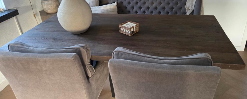 Sobere landelijke eettafel, kloostertafel, Huis en Inrichting, Ophalen, Zo goed als nieuw, Rechthoekig, 125 cm of meer
