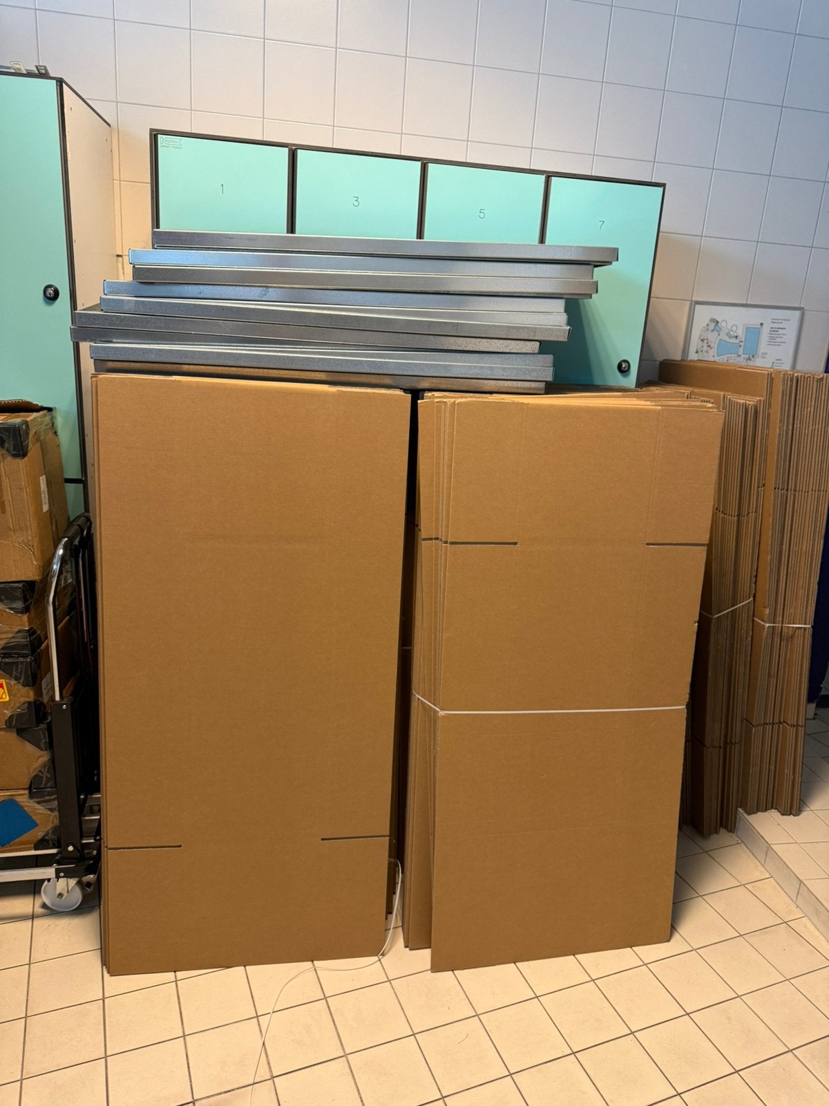 Vouwdozen +/- 150 st 1000x300x300 mm, Ophalen, Doos, Opvouwbaar, 75 tot 100 cm