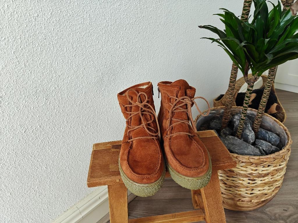 Ca'Shott Cascamilla boots laarsjes Cognac zgan mt 40 CaShott, Overige kleuren, Cashott, Overige typen, Ophalen of Verzenden