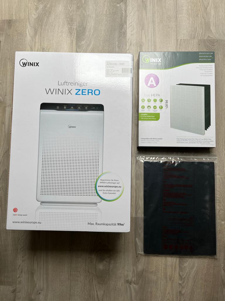 Winix Zero Luchtreiniger met nieuwe filters, Ophalen, Zo goed als nieuw, Luchtreiniger