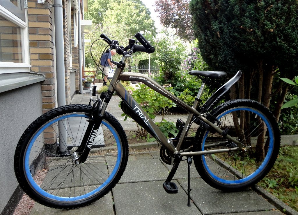 Alpina Trial Mountainbike jongensfiets 26 inch met 3 speed, Terugtraprem, Gebruikt, Versnellingen, Alpina Trial