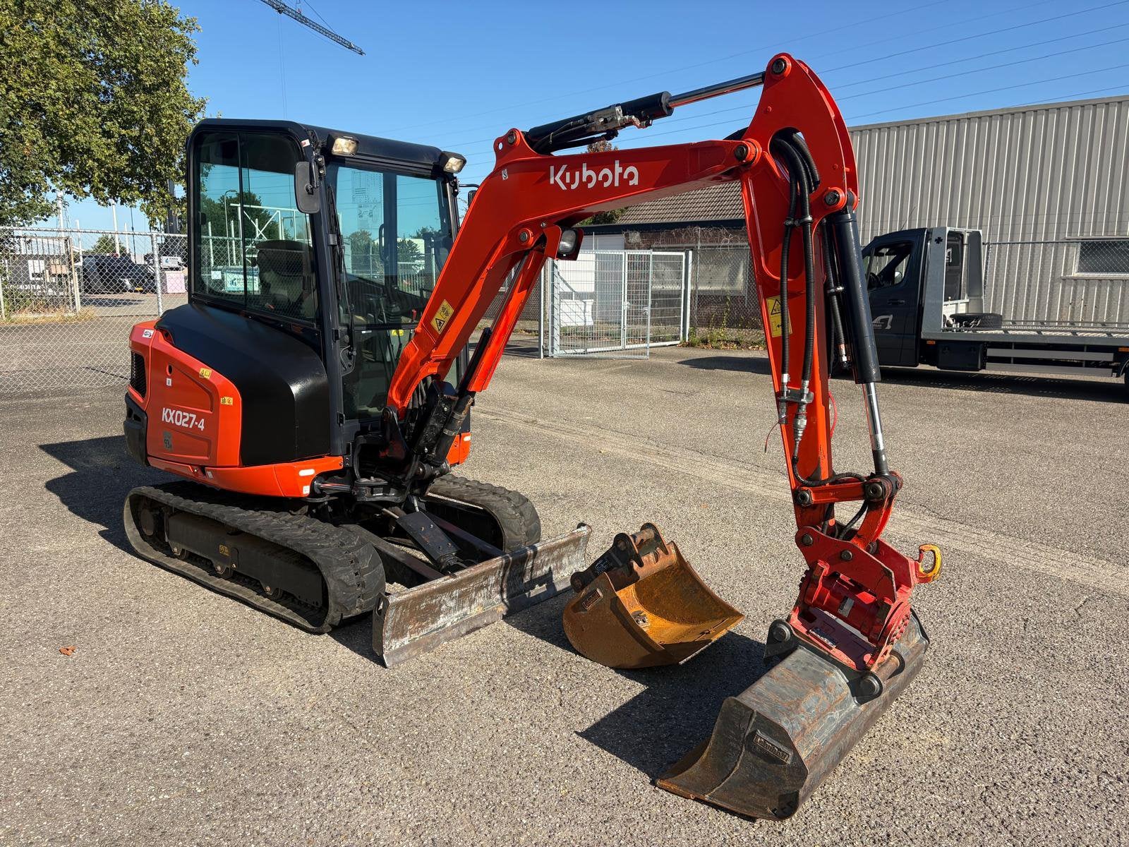 Kubota KX027-4 Minigraver TOP MACHINE!!!, Ophalen, Graafmachine
