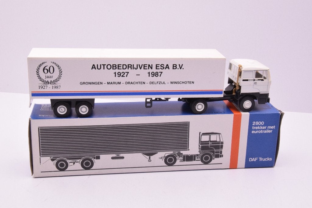 DAF 2800  '' 60 jaar ESA   ''   Lion car, Ophalen of Verzenden, Zo goed als nieuw, Bus of Vrachtwagen, Lion Toys