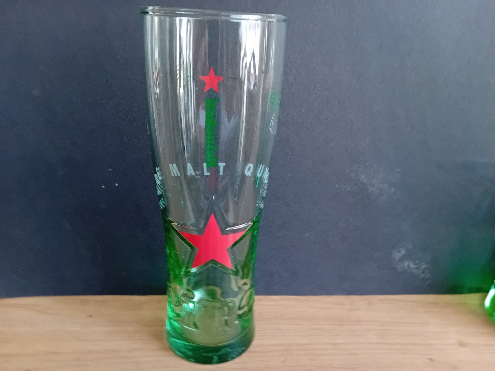 Groene Heineken glas 0,25cl zie omschrijving, Ophalen of Verzenden, Nieuw, Glas of Glazen, Heineken