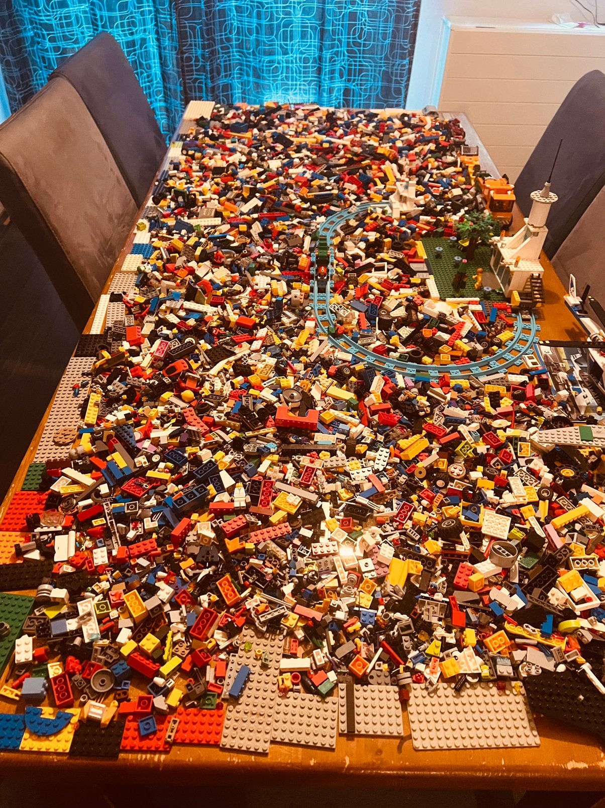 Lego super grote partij echte lego gemengd, Ophalen of Verzenden, Zo goed als nieuw