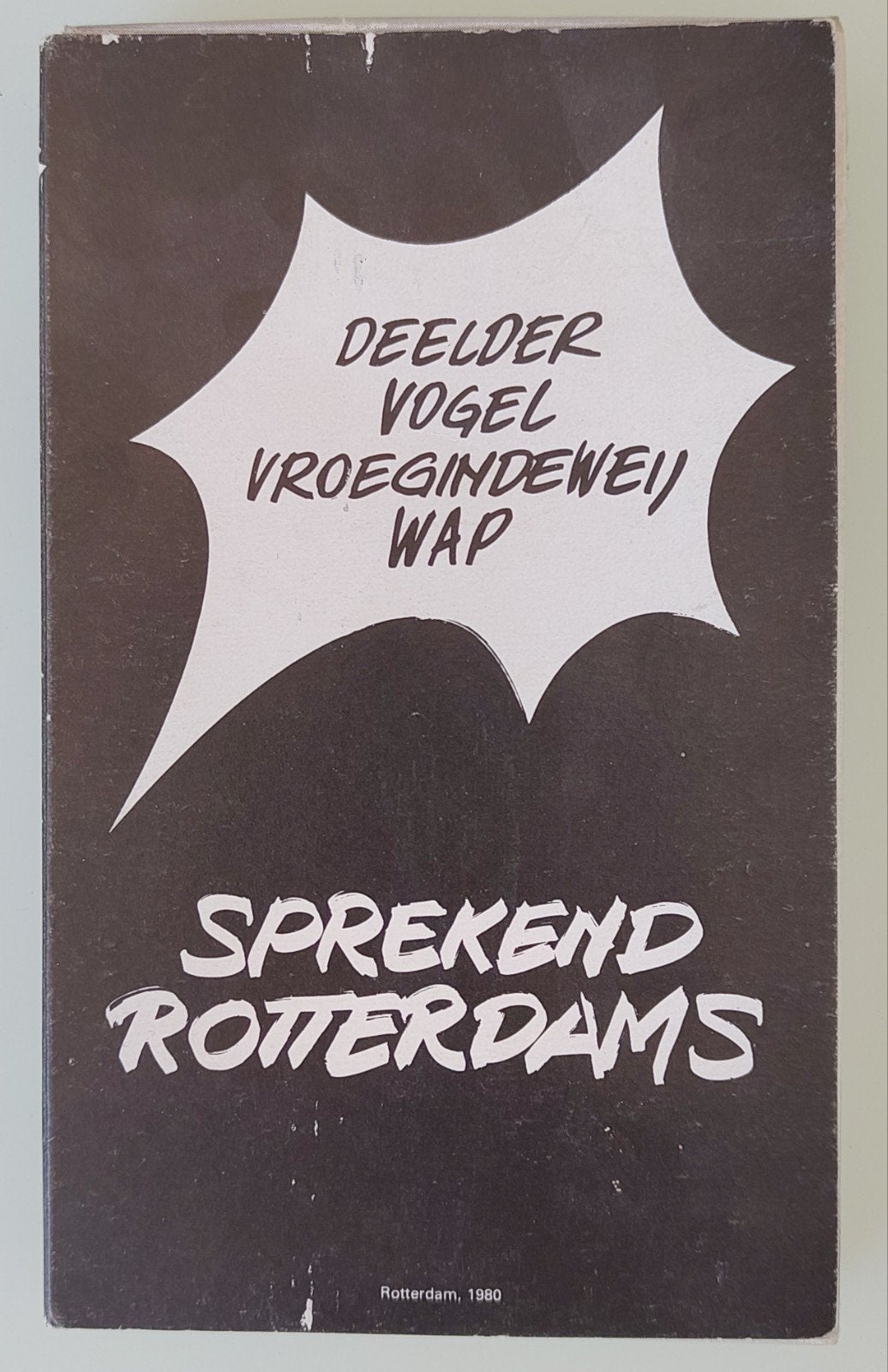 'Sprekend Rotterdams' van oa Jules Deelder, 1e oplage v 300, Cd's en Dvd's, Gebruikt, 1 bandje, Ophalen of Verzenden, Voorbespeeld