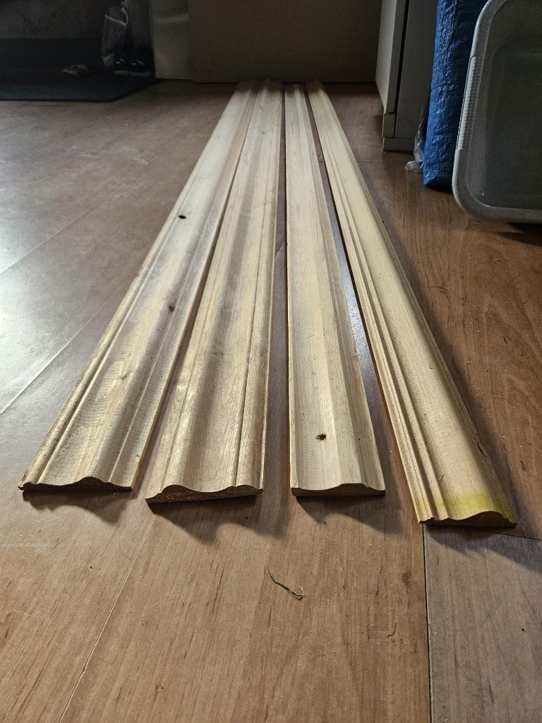 Sierlatten, afwerklatten, houten profielen, Ophalen, Nieuw, 50 mm of meer, Balk