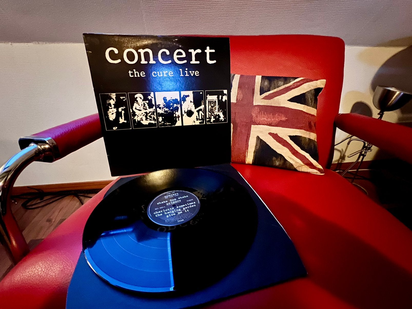 The Cure – Concert UK First Press LP 1984 FIXH 10, Cd's en Dvd's, LP, Verzenden, Originele persing, Zo goed als nieuw