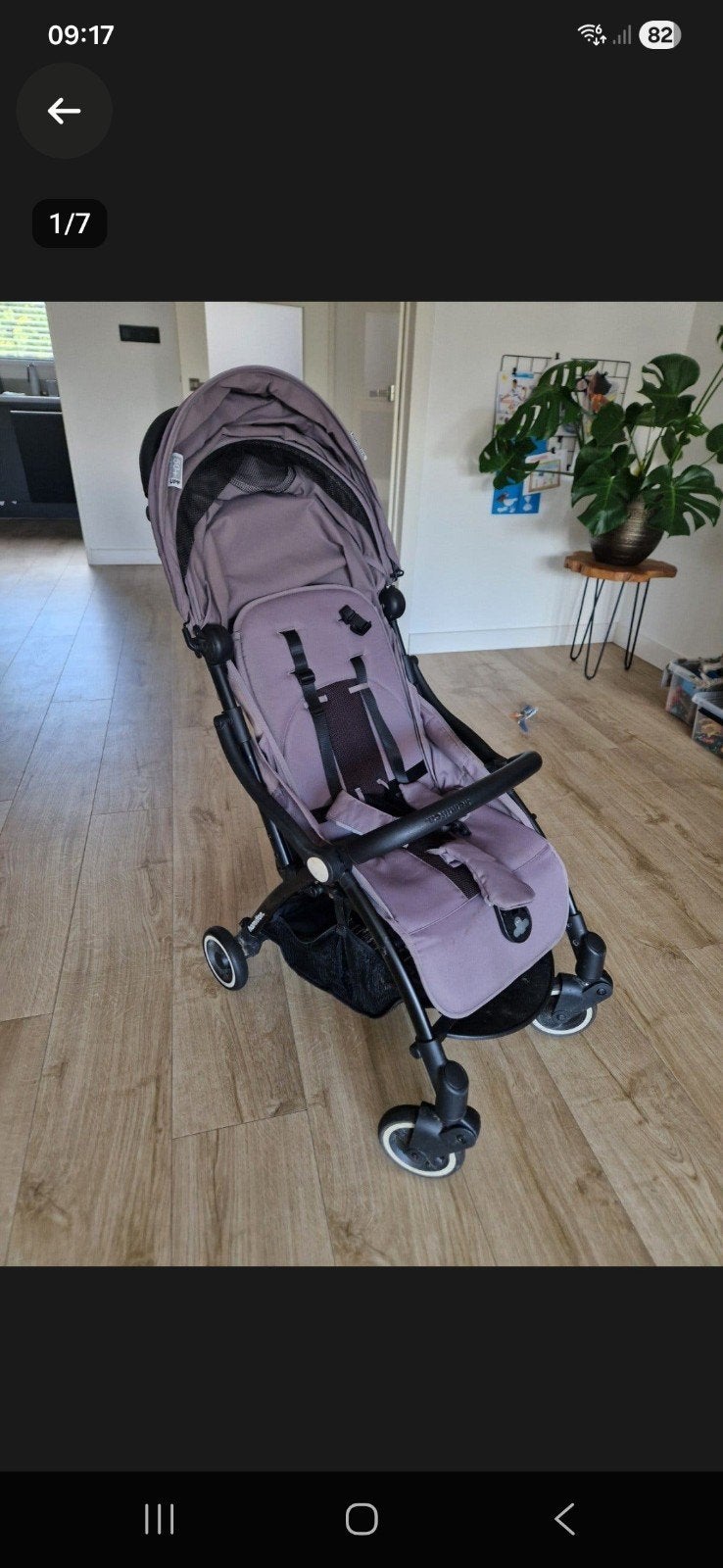 Hamilton buggy, Kinderen en Baby's, Ophalen, Gebruikt, Overige merken, Verstelbare rugleuning