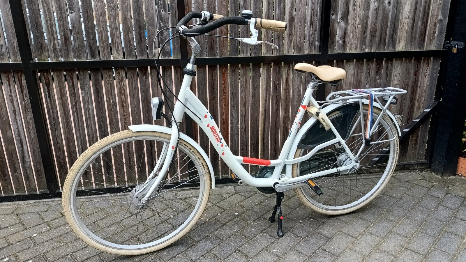 Mamafiets: "Montego Liberty"The Mama Collection!, 56 cm of meer, Zo goed als nieuw, 0 zitjes, Dubbele standaard