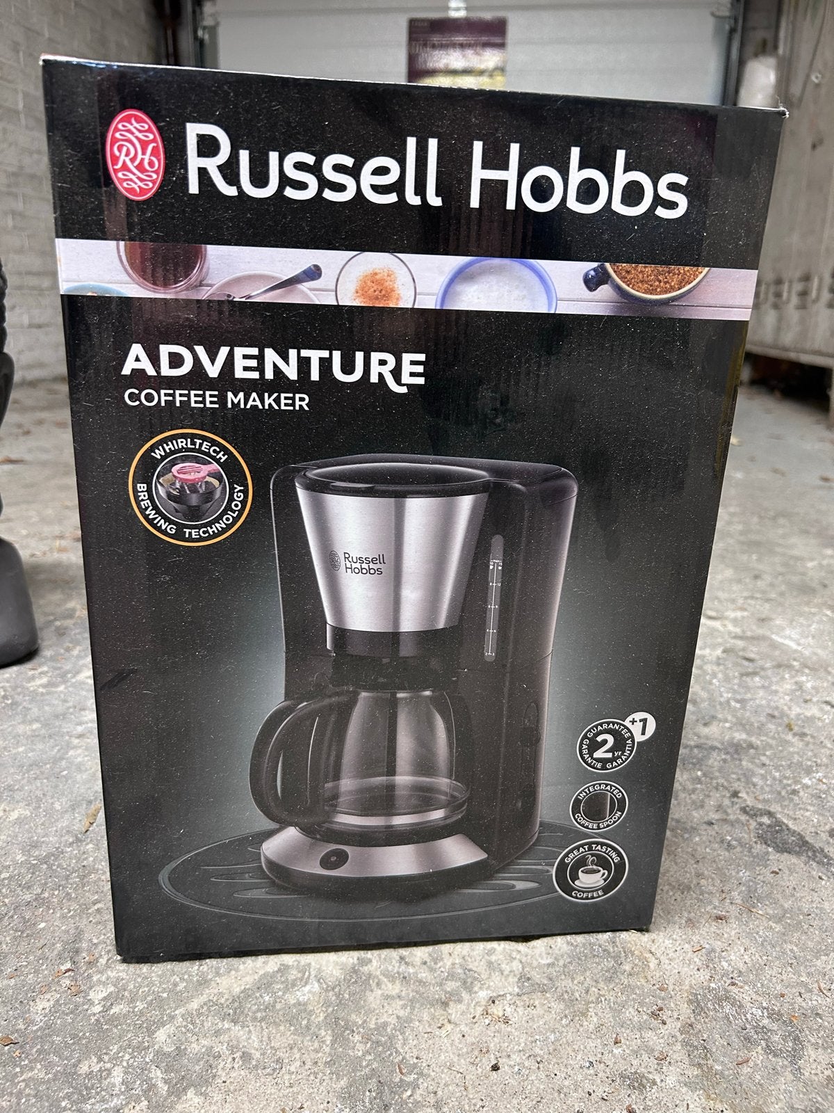 Russell Hobbs Adventure Koffiezetapparaat - Nieuw in doos, Witgoed en Apparatuur, Ophalen, 10 kopjes of meer, Gemalen koffie, Koffiemachine