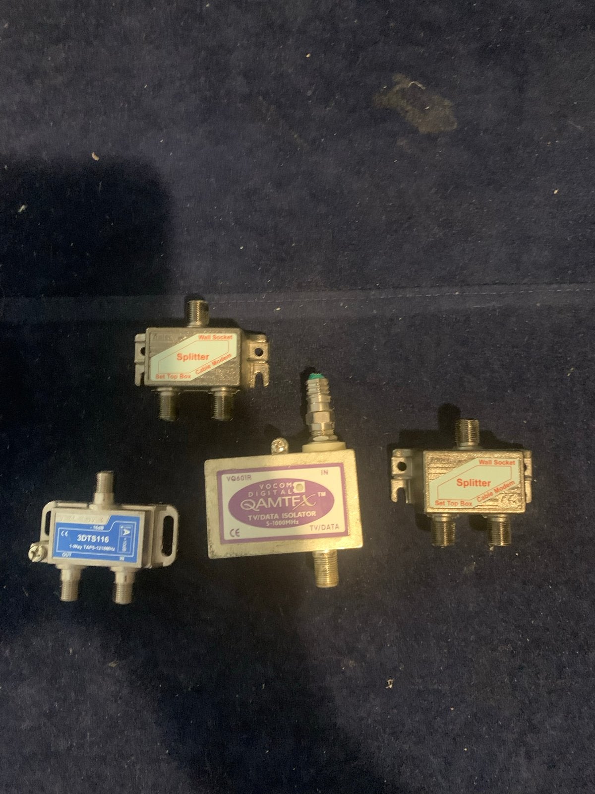 Diverse Coaxiale Kabels en Splitters - Nieuwstaat, Ophalen, Zo goed als nieuw, Minder dan 2 meter, Coaxiale kabel