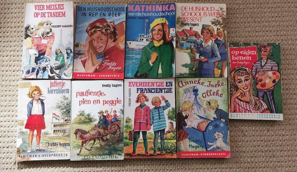 107 .. 9 boeken van freddy hagers, Ophalen of Verzenden