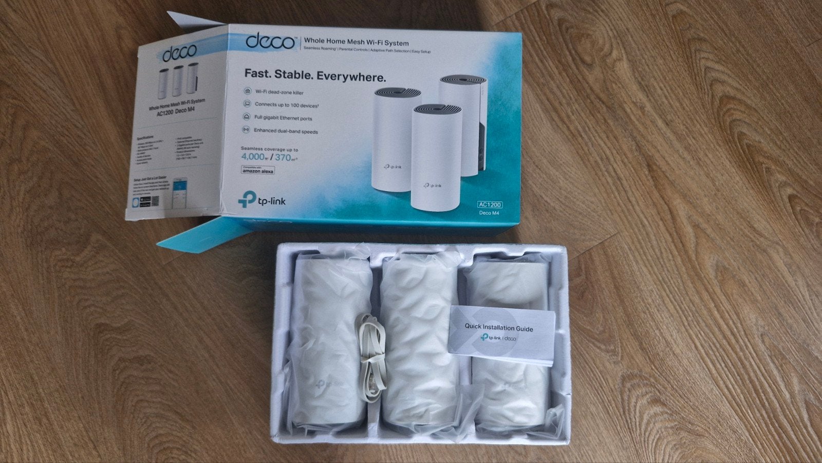 TP-Link Deco M4 AC1200 Mesh Wi-Fi (3-pack), Computers en Software, Routers en Modems, Ophalen of Verzenden