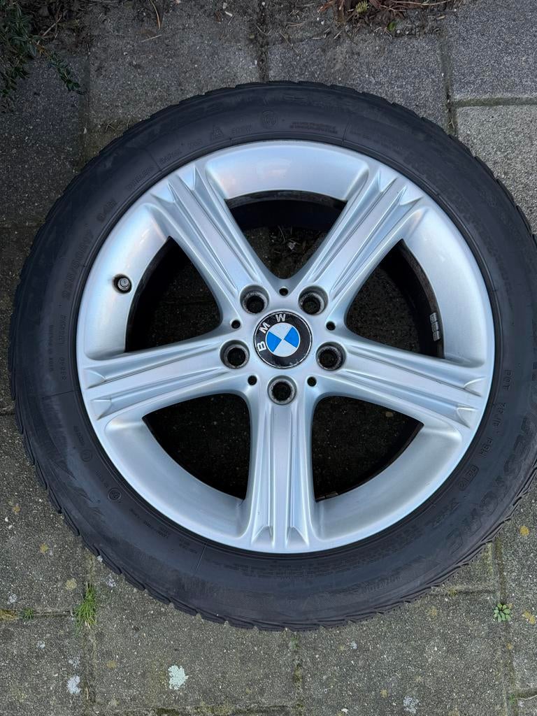 BMW F30 en F31 Bridgestone Winterbanden met Velgen - 17 inch, Auto-onderdelen, Banden en Velgen, Ophalen, Gebruikt, Banden en Velgen