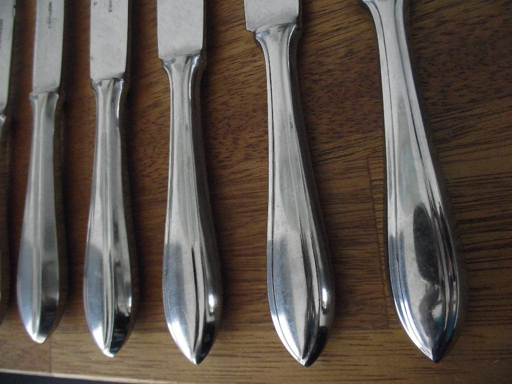 33 stuks RVS Sola Massive 430 puntfilet bestek 1950-1970 p s, Antiek en Kunst, Ophalen of Verzenden