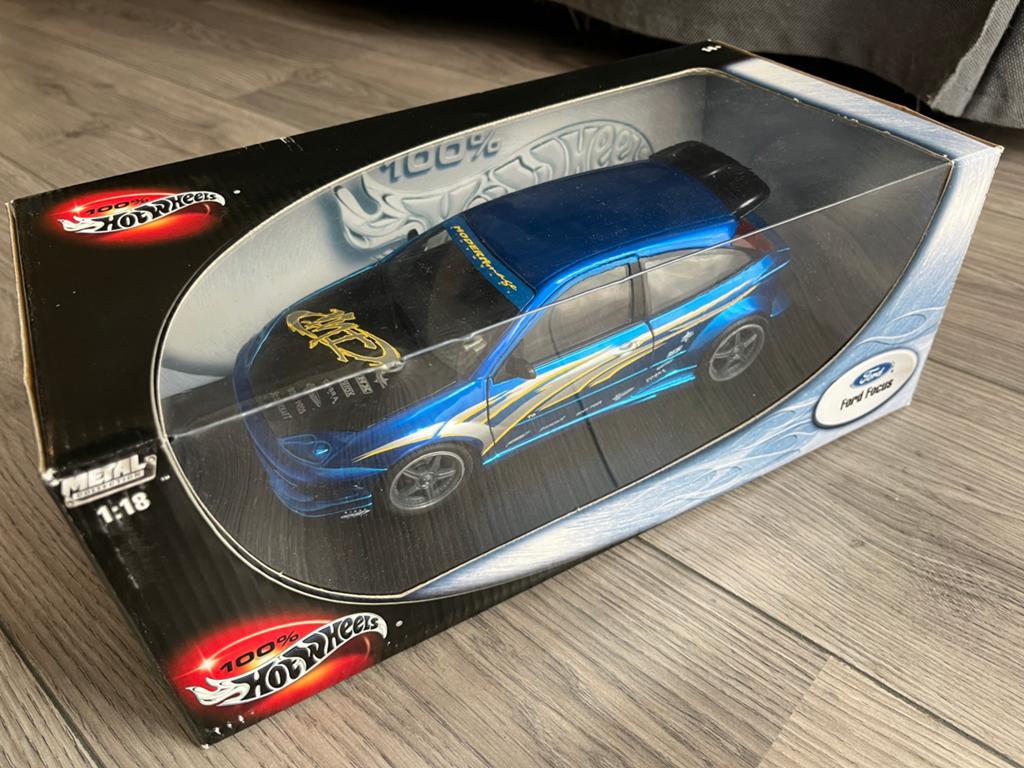 Hot Wheels Ford Focus 1:18, Hobby en Vrije tijd, Modelauto's | 1:18, Ophalen of Verzenden, Nieuw, Auto, Hot Wheels