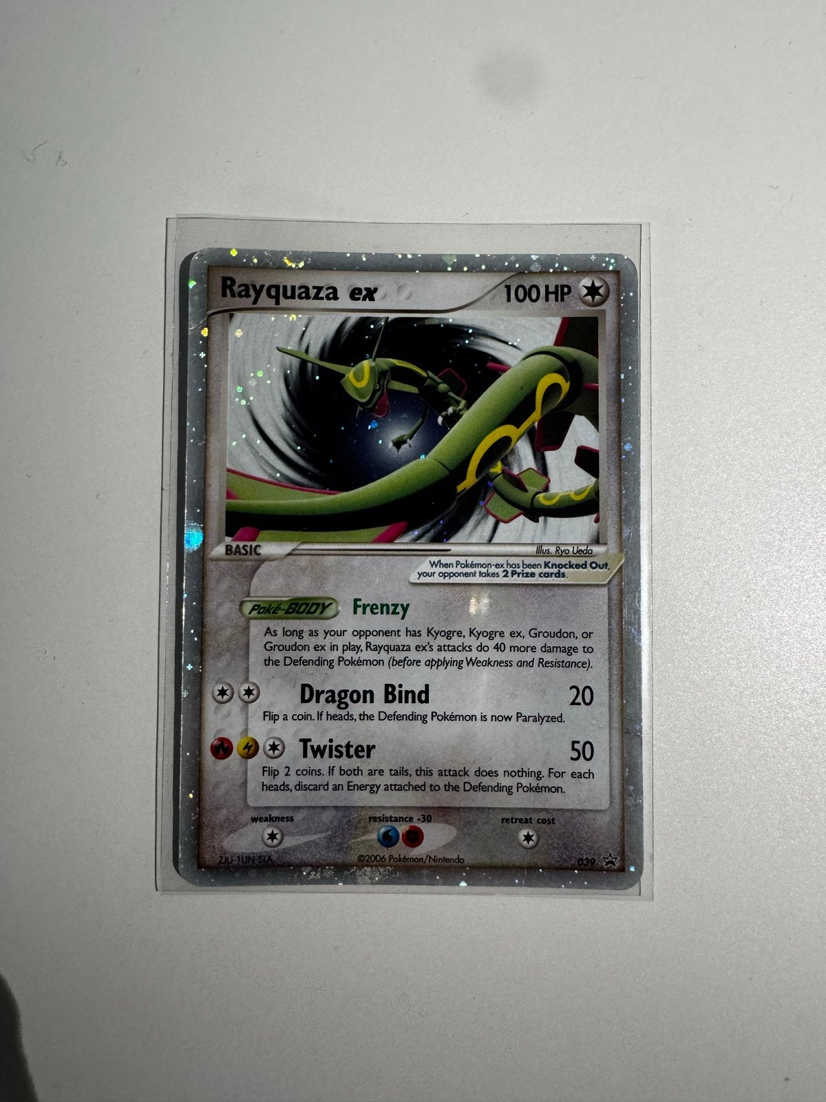 Rayquaza ex 039 Promo, Ophalen of Verzenden, Gebruikt, Losse kaart, Foil