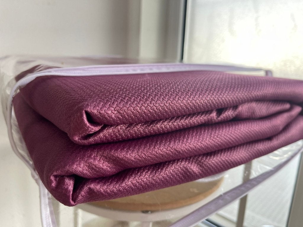 Mooie Ringgordijnen - Nieuw - €10per set! (2 x140cm x 260cm), Huis en Inrichting, N, N, Paars, Nieuw