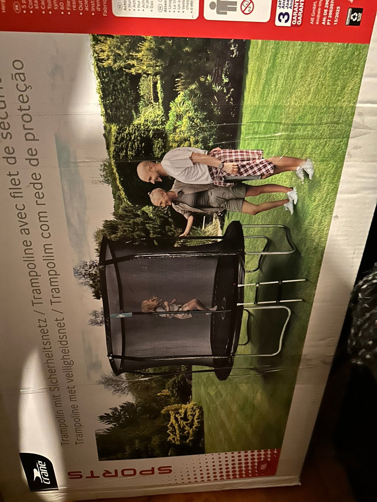 Nieuw Trampoline met veiligheidsnet 3 meter doorsnee, Ophalen, Nieuw