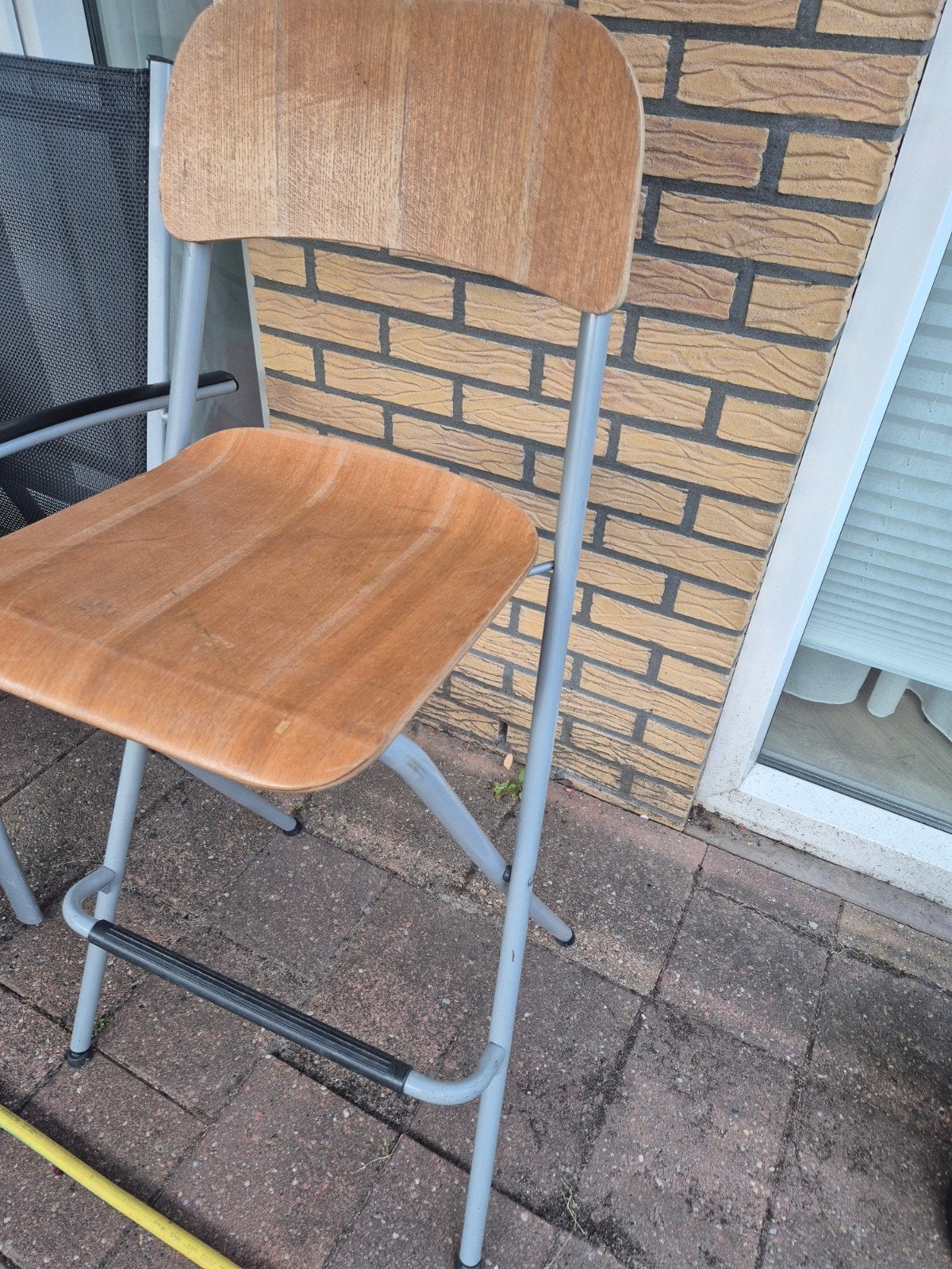 1 opklapbare hoge kruk, Huis en Inrichting, Barkrukken, 1 kruk, Ophalen, 60 tot 90 cm