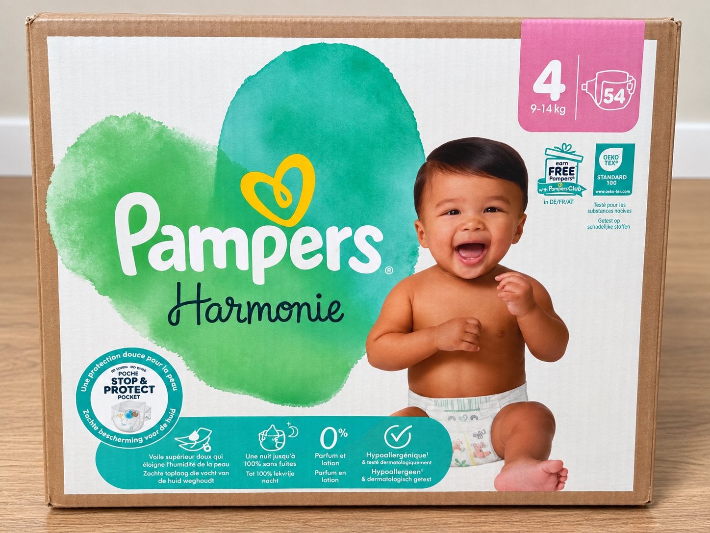 Pampers Harmonie Maat 4 (133 stuks), Kinderen en Baby's, Ophalen, Nieuw