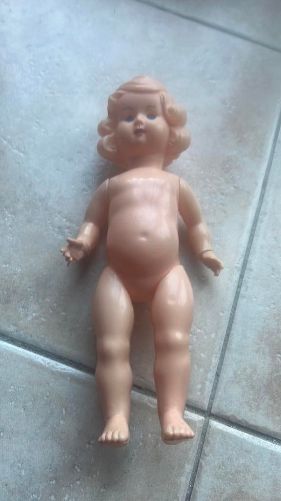 Vintage popje merkloos, Ophalen of Verzenden, Zo goed als nieuw, Pop