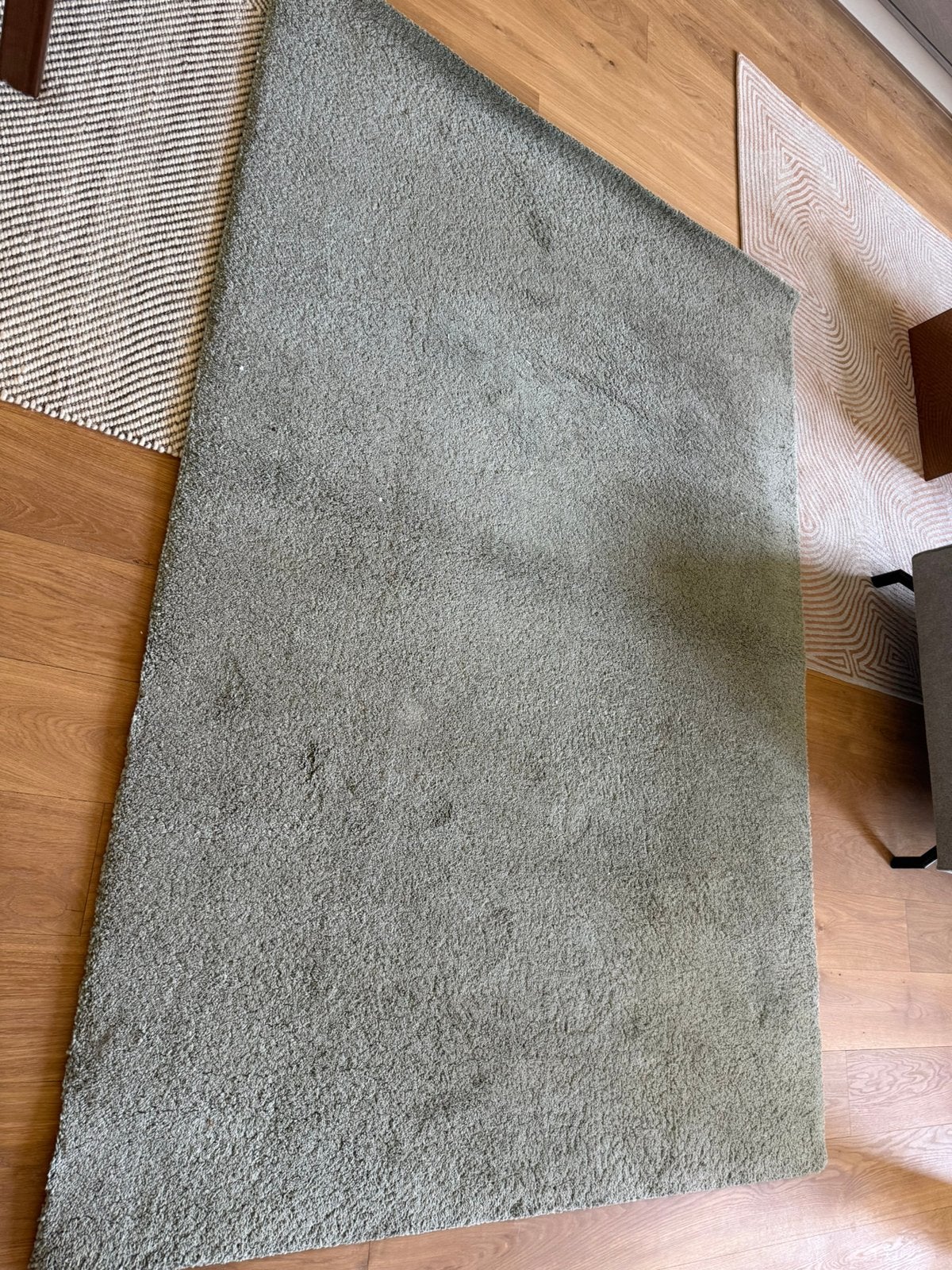 Vloerkleed 170x240cm turqouise, Huis en Inrichting, Ophalen, Zo goed als nieuw, Rechthoekig, 200 cm of meer