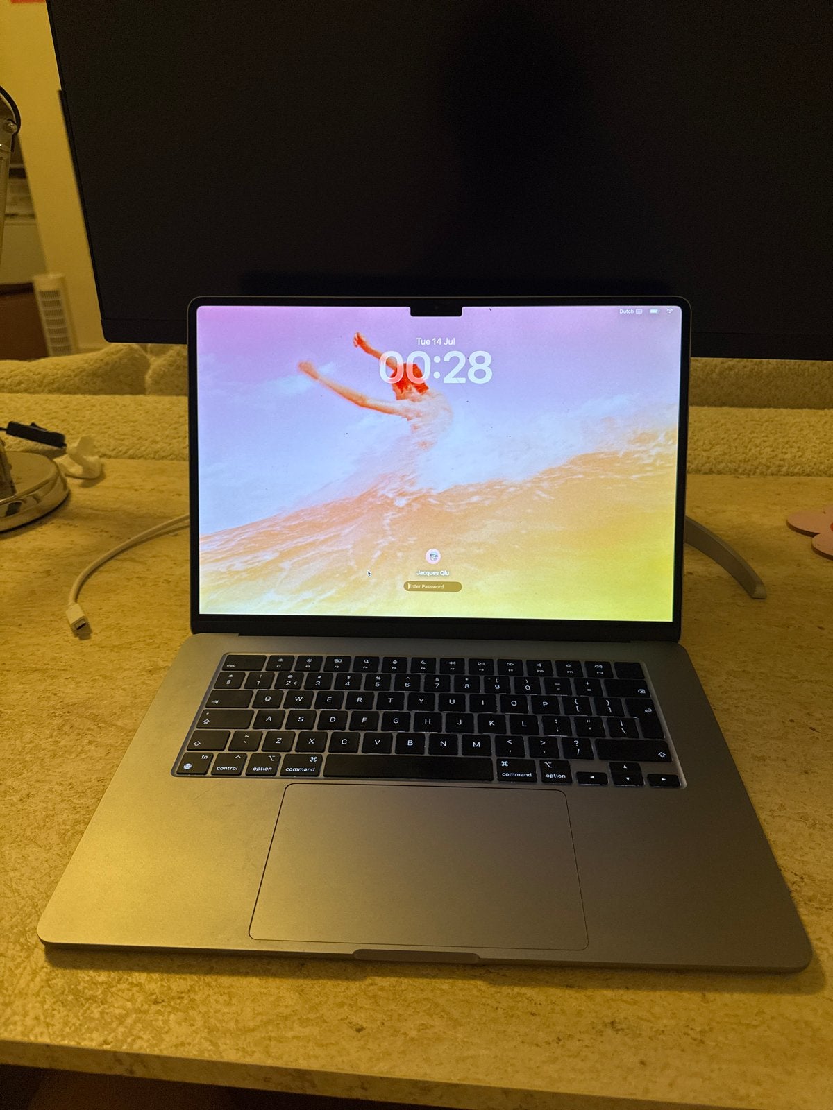 Apple MacBook Air 2023 16 inch M2 8GB 500GB - Perfecte staat, Ophalen, 8 GB, 512 GB, Zo goed als nieuw