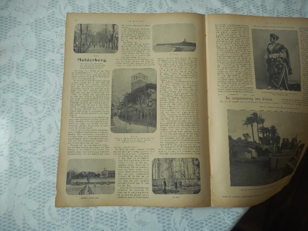 Muiderberg. 1903., Ophalen of Verzenden, Voor 1920, Nederland, Knipsel(s)