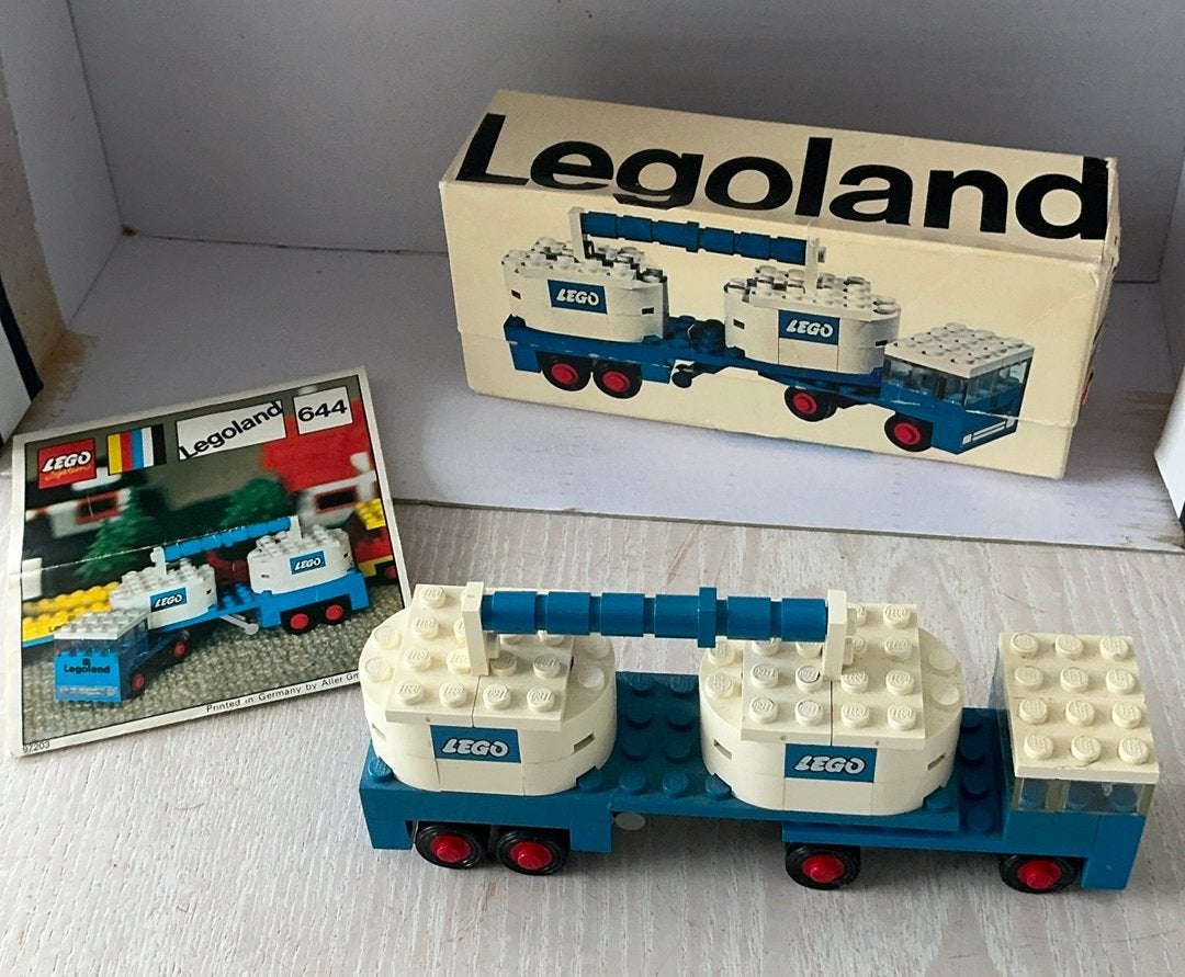 LEGO Set 644 “Dubbele Tankwagen” 1971, Ophalen of Verzenden, Zo goed als nieuw