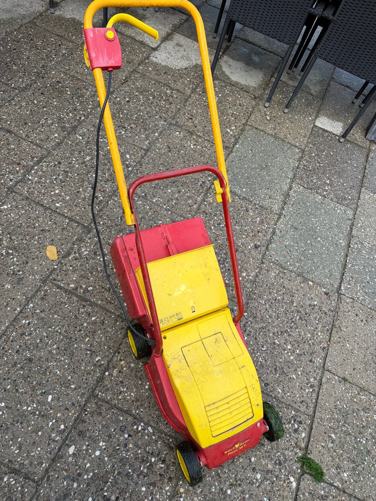 Wolf Garten Piccc 32 E elektrische grasmaaier, Ophalen, Cirkelmaaier, Gebruikt, Elektrische grasmaaier