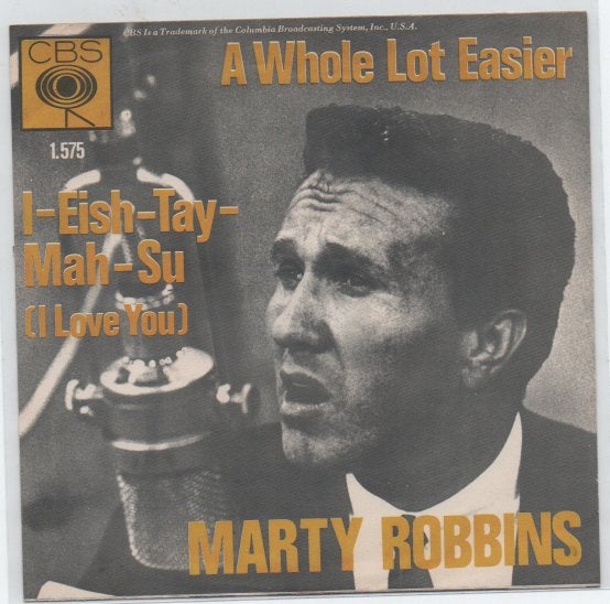 Marty Robbins- A whole lot Easier, 7 inch, Ophalen of Verzenden, Zo goed als nieuw, Beschermende buitenhoes