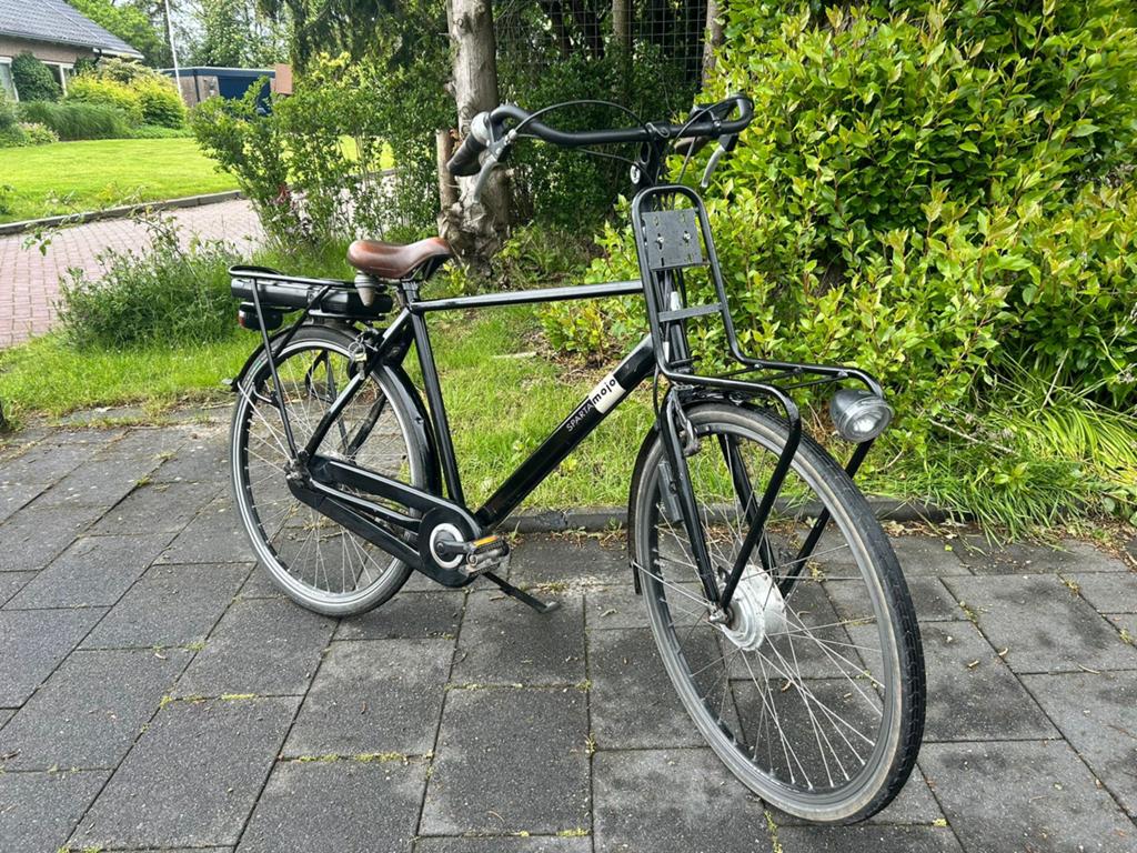 Sparta Mojo Heren E-bike - Comfortabele Stadsfiets, Fietsen en Brommers, Elektrische fietsen, Ophalen, Sparta, Gebruikt, 50 km per accu of meer