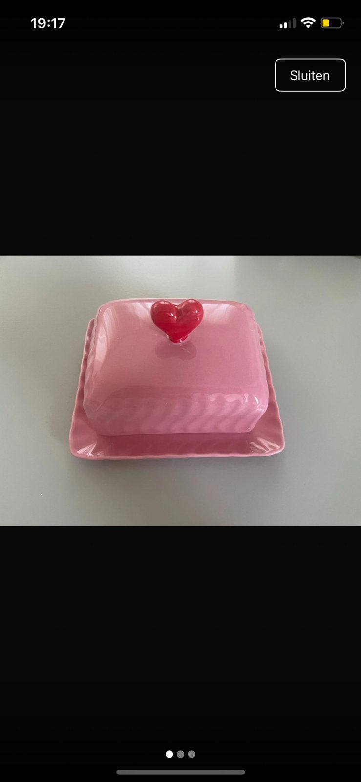 Rice botervloot, Huis en Inrichting, Keuken | Servies, Ophalen of Verzenden, Overige stijlen, Overige typen